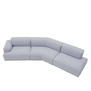Muuto - Connect 3-seater Sofa A, L, G, fabric Acca 713