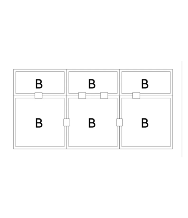 Muuto  Muuto Stacked Storage System -  Stacked Dressoir configuratie 5