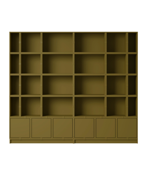 Muuto  Muuto Stacked Storage System -  Stacked Boekenkast configuratie 1