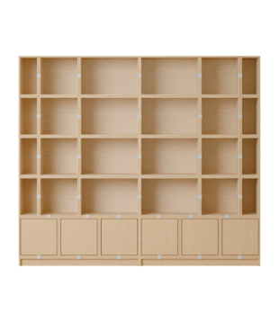 Muuto -  Stacked Bookcase configuration 1