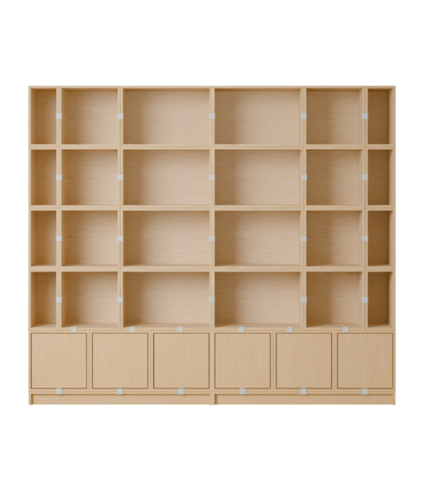 Muuto  Muuto Stacked Storage System -  Stacked Bookcase configuration 1