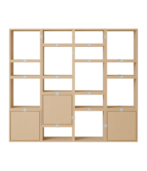 Muuto  Muuto Stacked Storage System -  Stacked Bookcase configuration 4