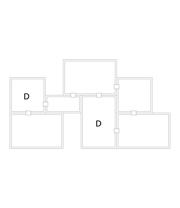 Muuto  Muuto Stacked Storage System -  Stacked Bookcase configuration 6