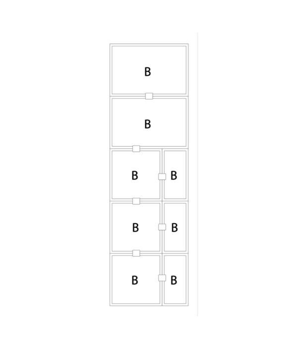 Muuto  Muuto Stacked Storage System -  Stacked Bookcase configuration 7