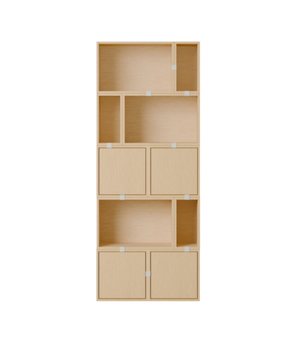 Muuto  Muuto Stacked Storage System -  Stacked Bookcase configuration 8