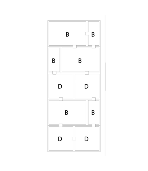 Muuto Muuto Stacked Bookcase configuration 8