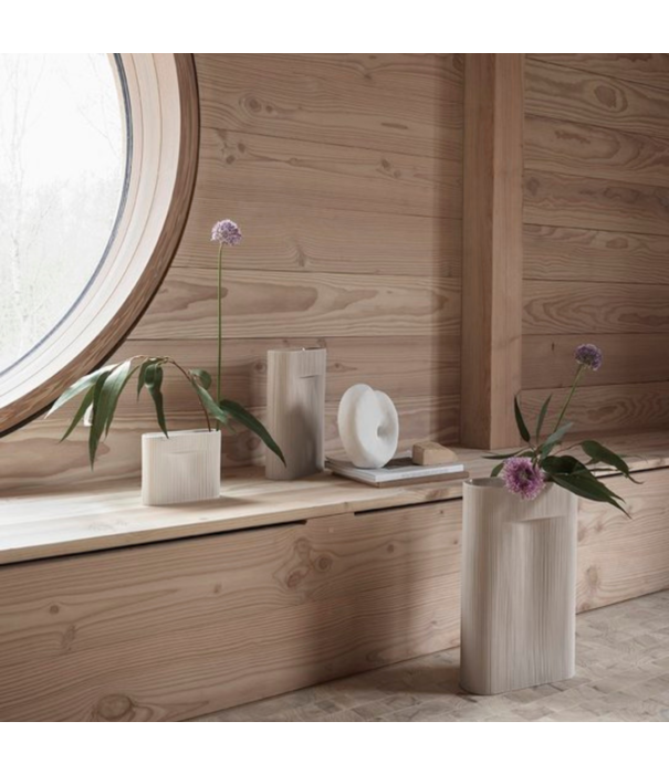 Muuto  Muuto Ridge vase, off white