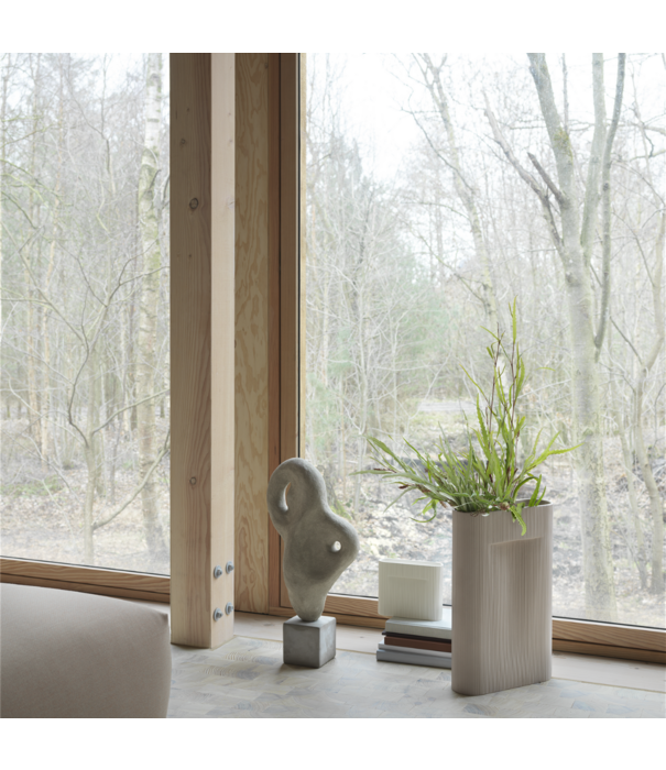 Muuto  Muuto Ridge vase, off white