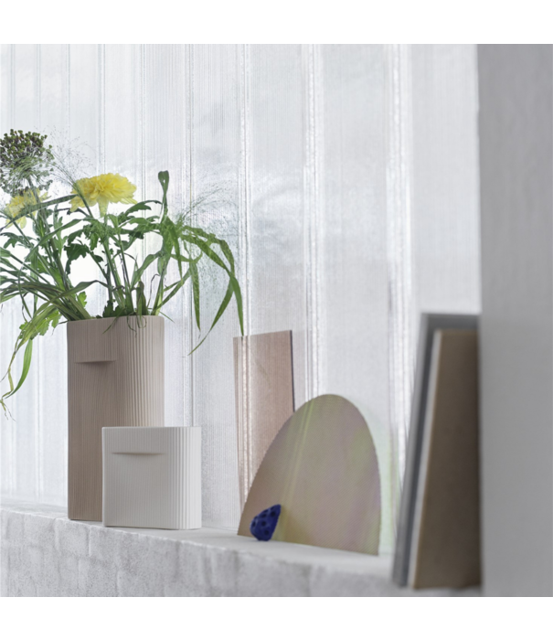 Muuto  Muuto Ridge vase, off white