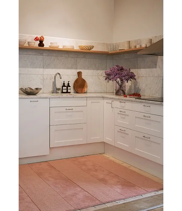 Layered  Layered Stripe Grande Rug coral