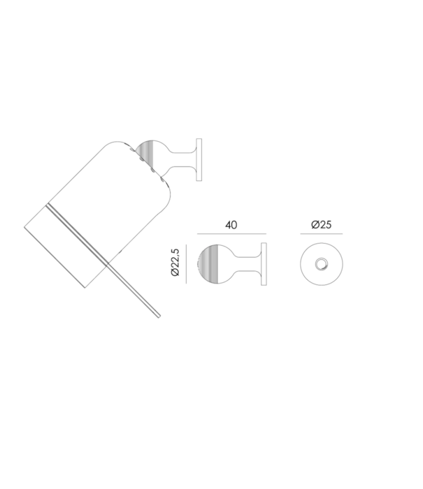 Tonone  Tonone - One + Knob LED Lamp