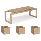 Fritz Hansen - Cutter Bench  + 3 Boxes High