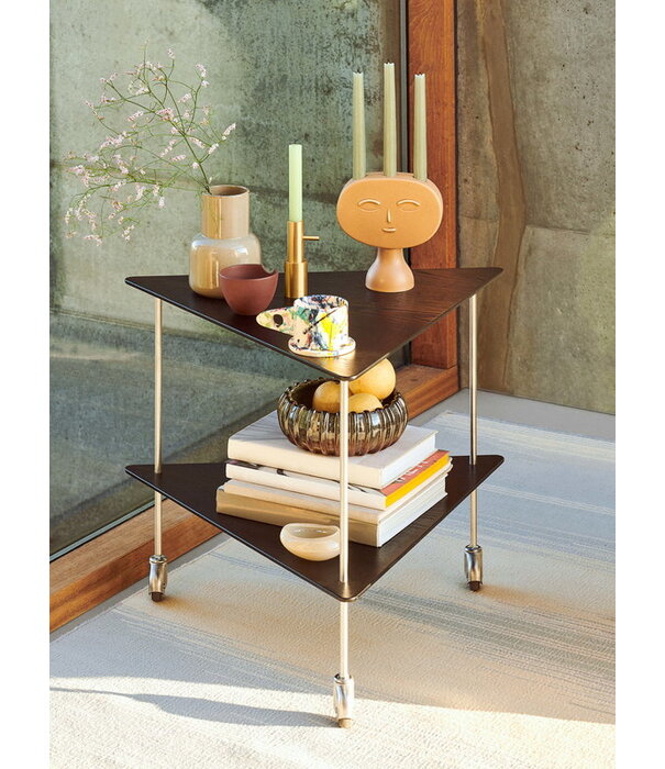 Fritz Hansen Fritz Hansen - AJ Trolley walnut, stainless steel base