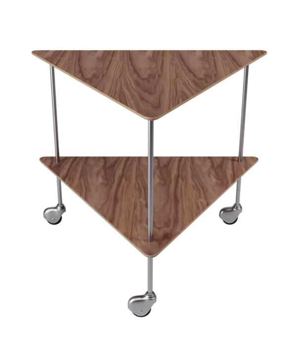 Fritz Hansen Fritz Hansen - AJ Trolley walnut, stainless steel base