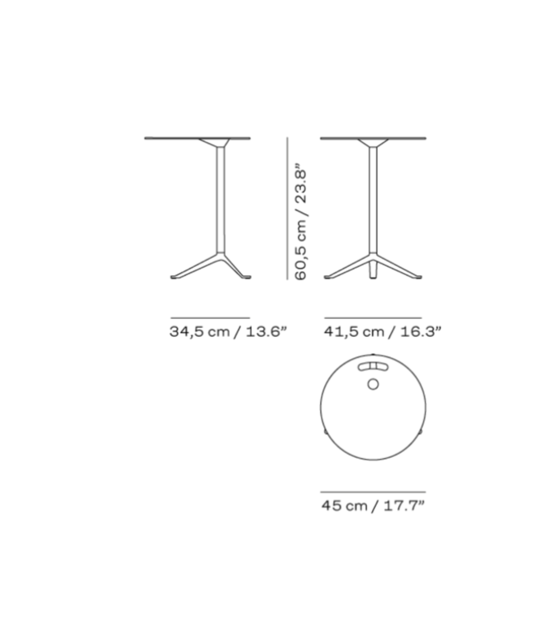Fritz Hansen Fritz Hansen - KS12 Little Friend bijzettafel