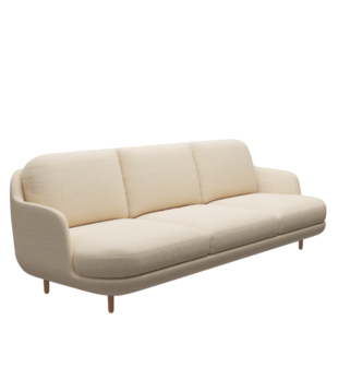 Fritz Hansen - JH300 Lune 3-seater Sofa