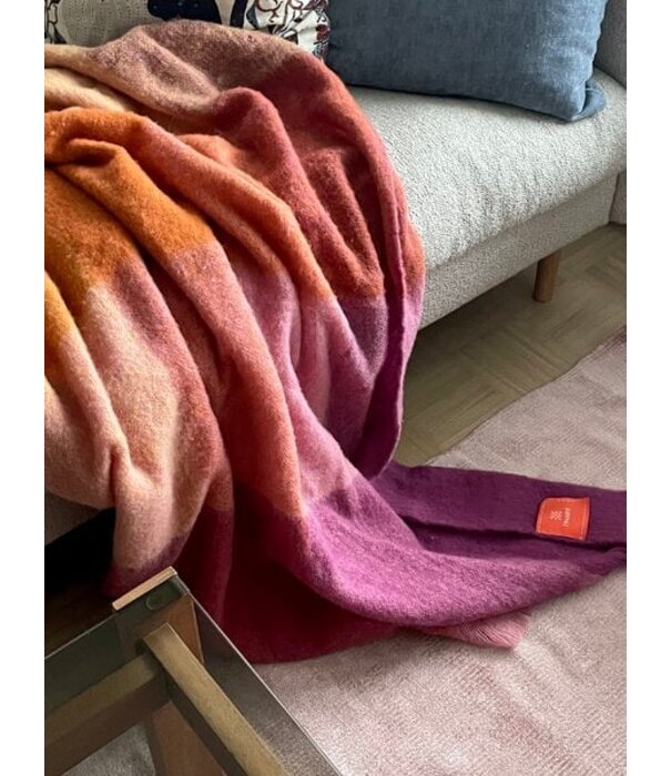 Finarte Finarte - Apricot Wool Cashmere Throw