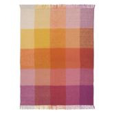 Finarte - Apricot Wol Cashmere Plaid