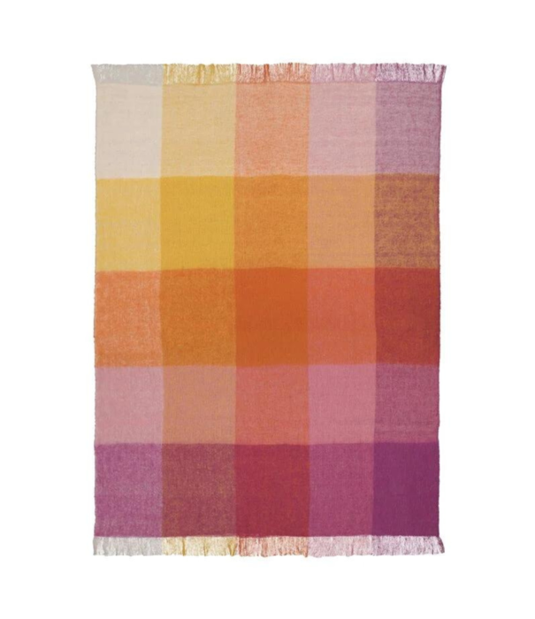 Finarte Finarte - Apricot Wool Cashmere Throw