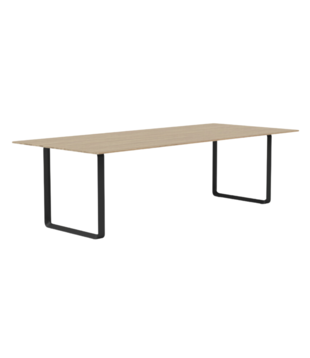 70/70 Dining Table solid oak 255 x 108