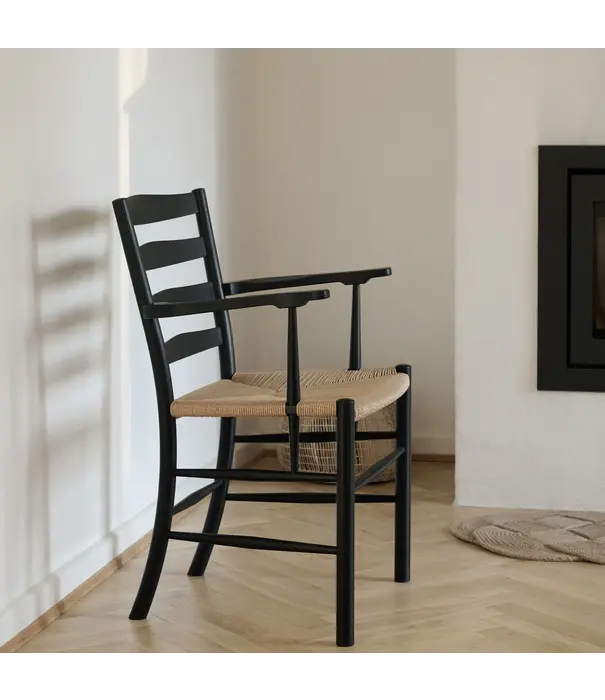 Fredericia  Fredericia Model 3208 Klint Armchair black oak