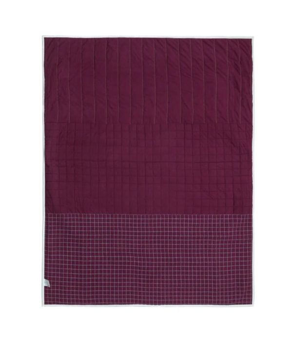 Finarte Finearte - Tiles Quilted bed spread burgundy