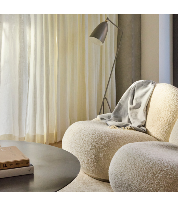 Gubi  Grossman Collection,   Gräshoppa Floor Lamp alabaster white glossy