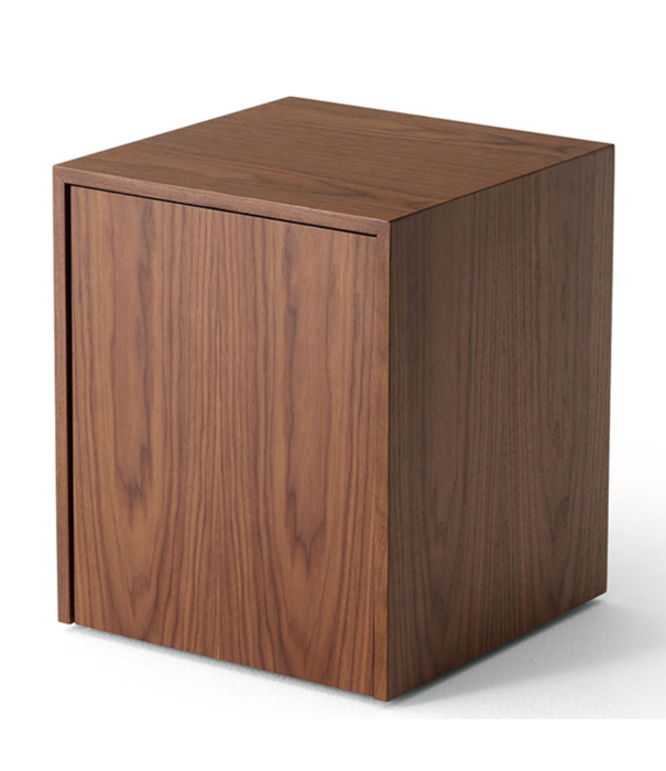 New Works  New Works - Mass Side Table with drawer walnut