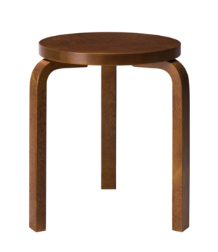 Stool 60 Kruk walnoot gebeitst
