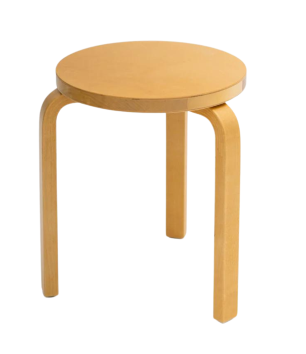 Artek  Artek Stool 60 birch, honey stained