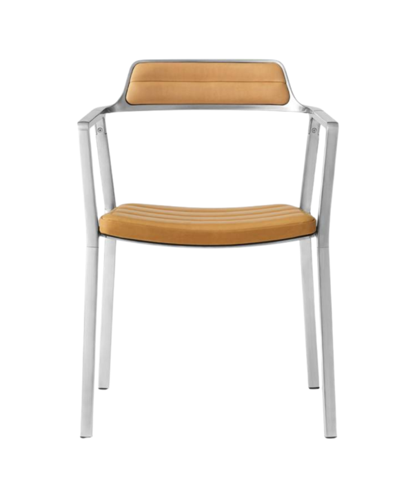 Vipp  Vipp 451 Dining Chair leather, polished aluminium base