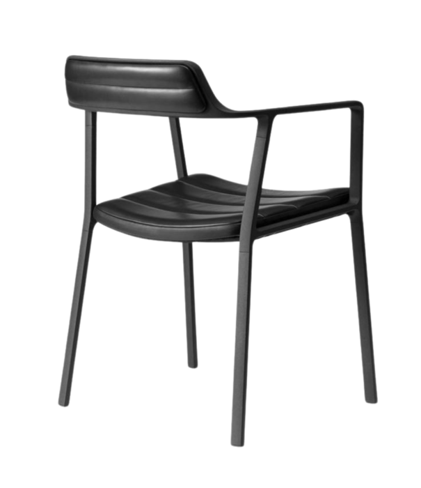 Vipp  Vipp 451 Dining Chair leather, polished aluminium base