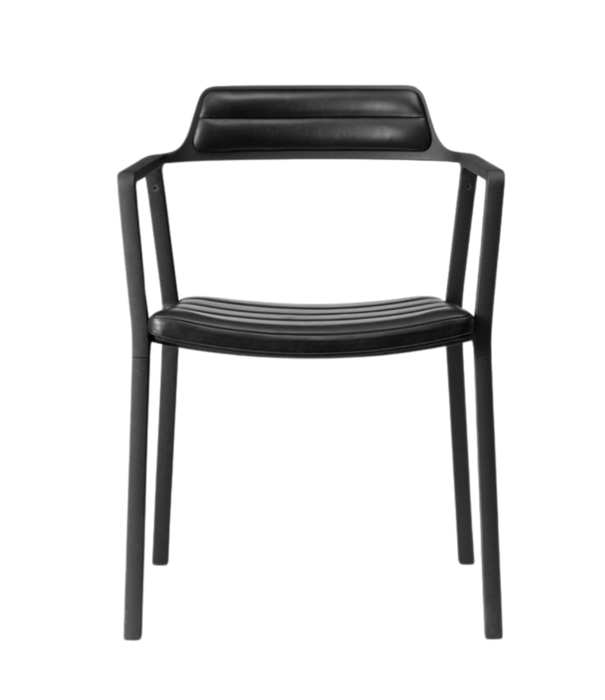 Vipp  Vipp 451 Dining Chair leather, polished aluminium base