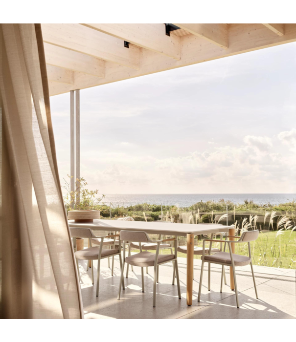 Vipp  711 Open Air Stoel Meadow,  light grey frame