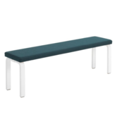 Artek - 168B Aalto Bench birch, seat fabric Volo