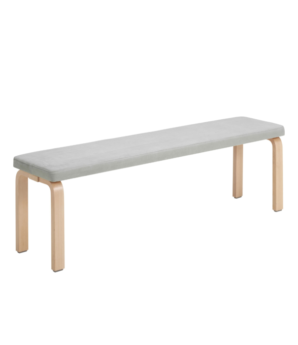 Artek  Artek - 168B Aalto Bank berken, zitting leer