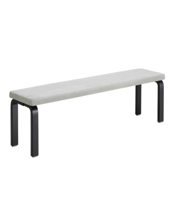 Artek  Artek - 168B Aalto Bench birch, seat leather