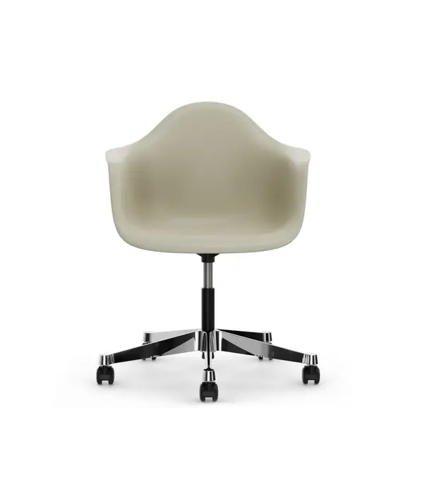 Vitra  Vitra - Eames PACC RE Plastic Armchair chrome with black castors