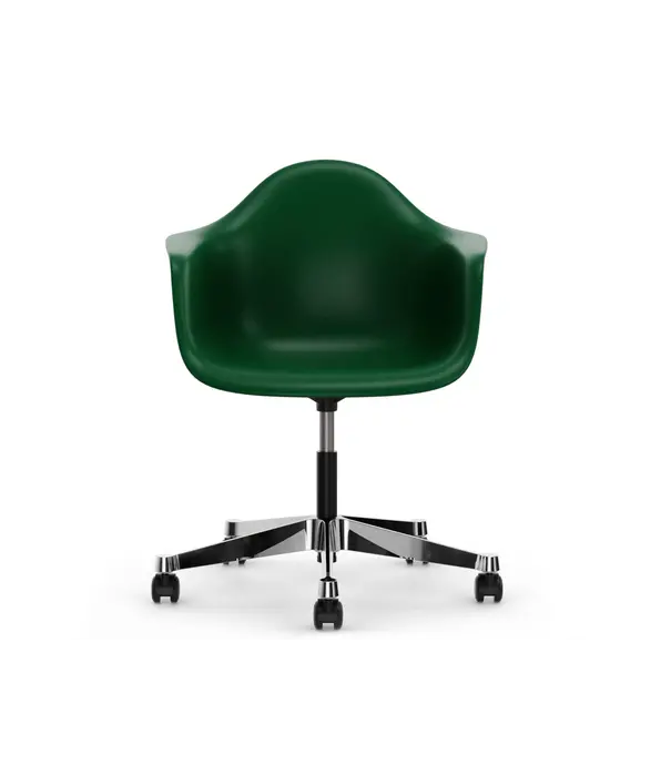 Vitra  Vitra - Eames PACC RE Plastic Armchair chrome with black castors