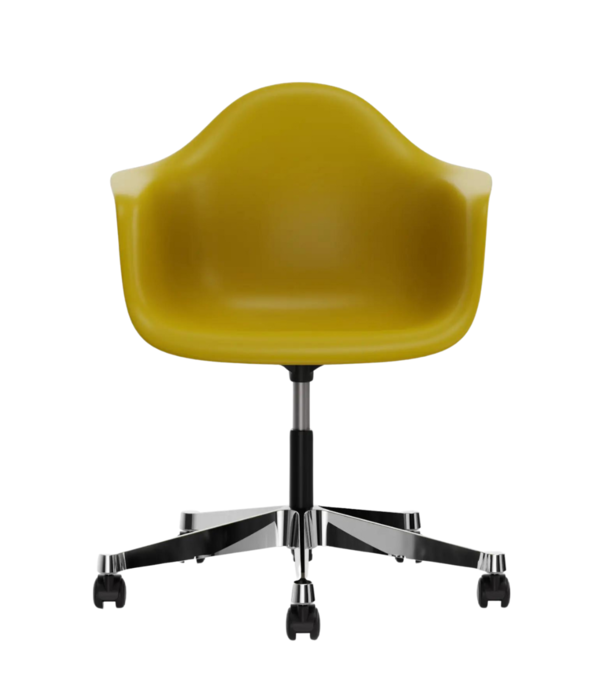 Vitra  Vitra - Eames PACC RE Plastic Armchair chrome with black castors