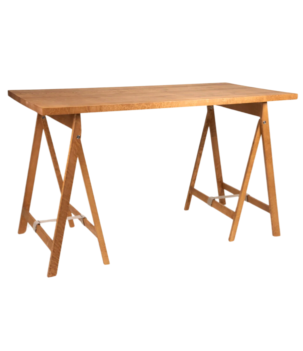 Frama  Folding Flat Trestle Tafel, warm bruin berken