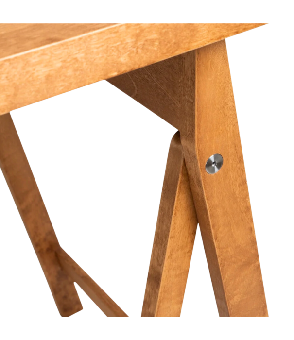 Frama  Folding Flat Trestle Tafel, warm bruin berken