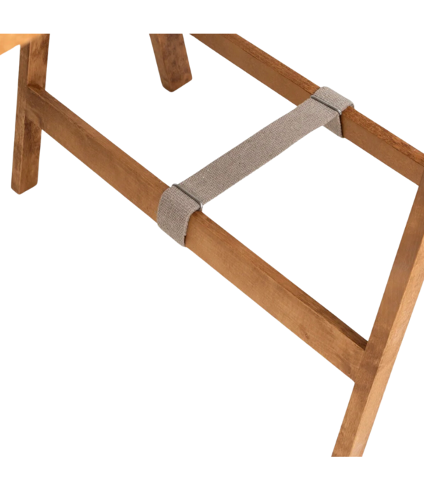 Frama  Folding Flat Trestle Table, warm brown birch