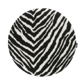 Zebra Seat Cushion black - off white
