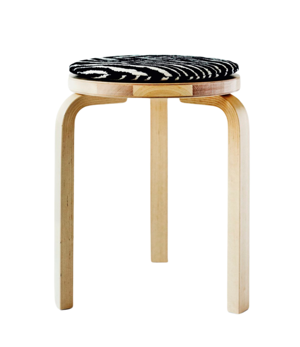 Artek  Zebra Zitkussen zwart - off white