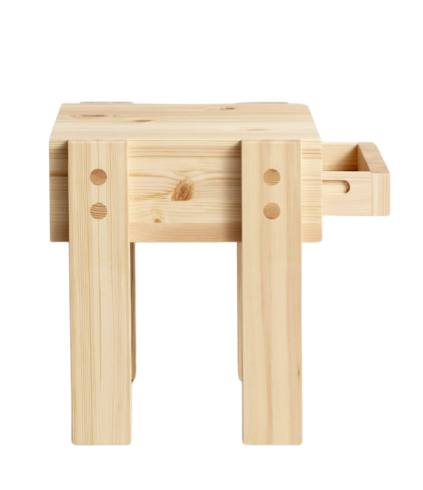 Vaarnii Vaarnii 003 Stilts bijzettafel naturel grenen