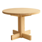 Vaarnii 001 Dining Table Round natural pine