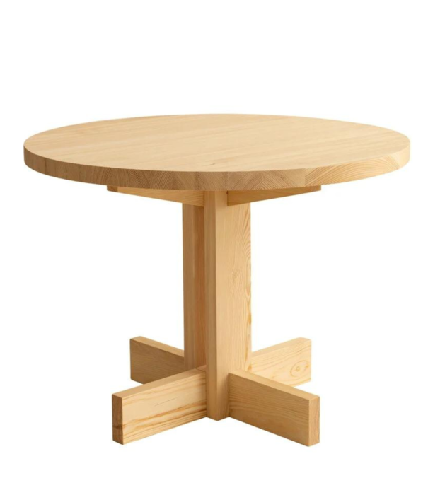 Vaarnii Vaarnii 001 Eettafel Rond naturel grenen