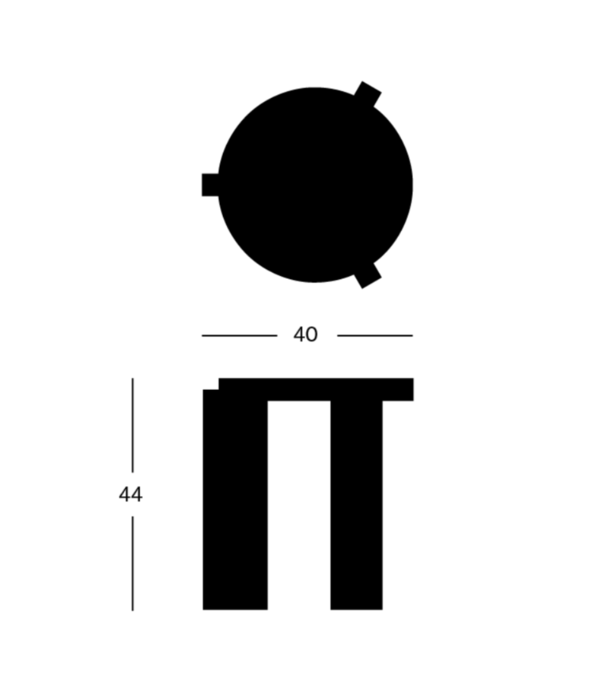 Vaarnii Vaarnii 001 stool solid pine