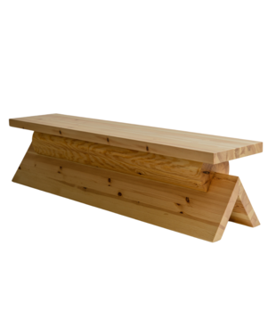 Vaarnii 006 AA bench natural pine 180 x 40